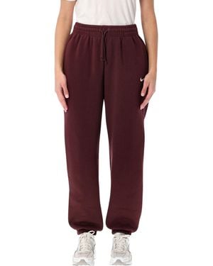 Nike Trainingsbroek Met Trekkoord - Rood