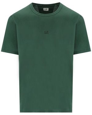 C.P. Company Light Jersey 70/2 Duck T-Shirt - Green