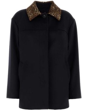 MM STUDIO Wool Calamo Jacket - Black
