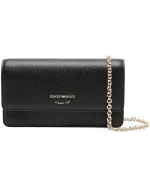 Emporio Armani Leather Mini Bag - Black