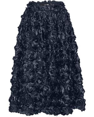 ROTATE BIRGER CHRISTENSEN Maxi Sun Skirt - Blue