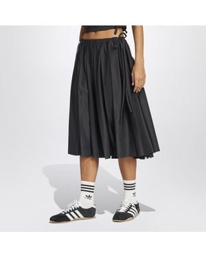 adidas Originals Midi Pleated Skirt - Black
