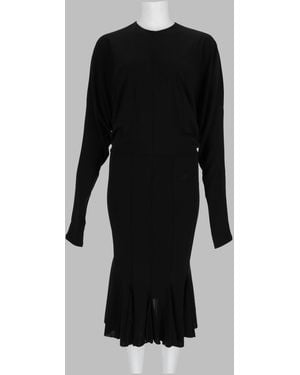 Jacquemus Sculpted Draped Dress - Black