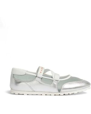 Marni Velcro Sneakers - White