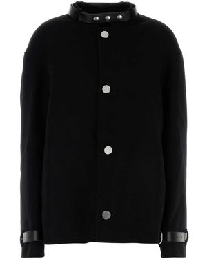 Jil Sander Cashmere Coat - Black