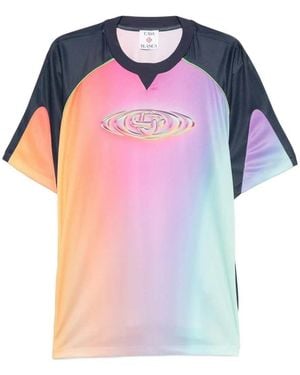CASABLANCA Short Sleeved Top - Pink