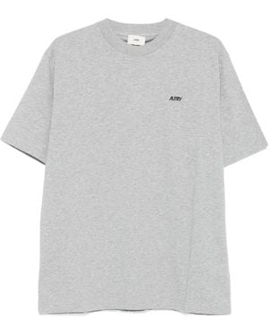 Autry Edelweiss Cotton T-Shirt - Grey