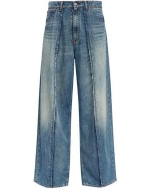 MM6 by Maison Margiela Jeans With Inserts - Blue