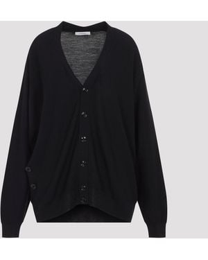 Lemaire Entspannter, gedrehter Cardigan von - Schwarz