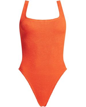 Hunza G Polyamide Elastane Swimwear - Orange