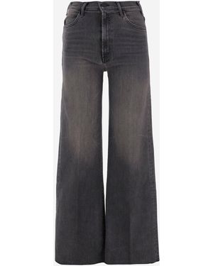 Mother Moeder Stretch Cotton Blend Jeans - Blauw