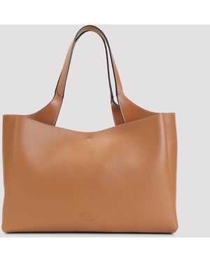 Tod's Apa Middelgrote Schoudertas - Bruin
