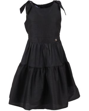 Ermanno Scervino Abito Smanicato Shantung - Black