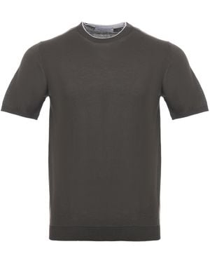 Jeordie's Cotton T Shirt - Grey