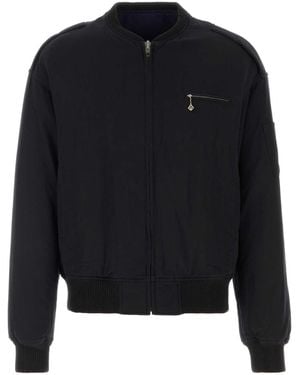 Visvim Wool Blend Gunner Down Jacket - Black
