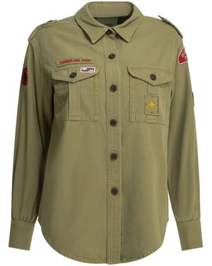 Isabel Marant "Umberta" Overshirt Jacket - Green