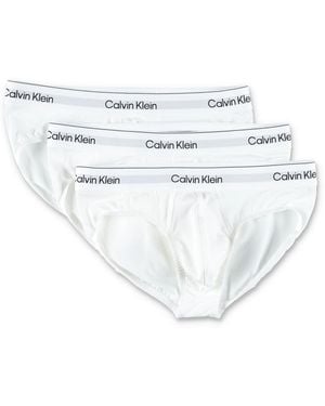Calvin Klein Stretch-Katoenen Slip - Wit