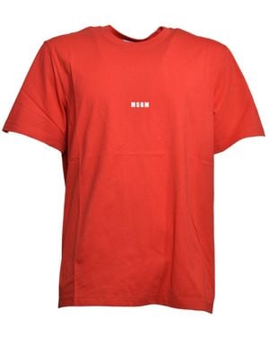 MSGM Camisetas y polos de - Rojo