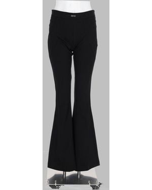 Versace Jeans Couture High-Rise Flared Trousers - Black
