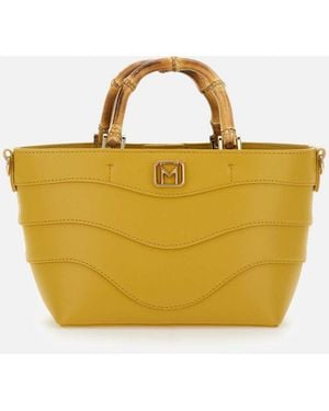 Marella Dinda Gelbe Wellen-Stepphandtasche