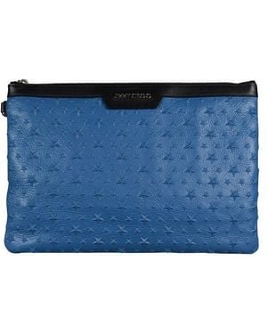 Jimmy Choo Derek Clutch Bag - Blue