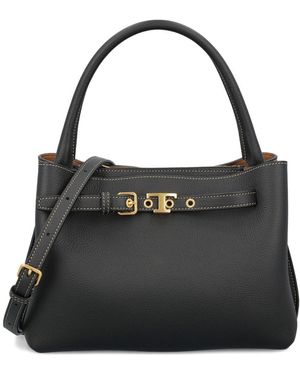 Tod's Mini-Handtasche aus Leder - Schwarz