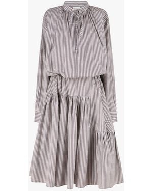 Dries Van Noten Denvo 3132 W.W.Dress Brn - Brown