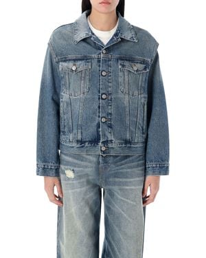 MM6 by Maison Martin Margiela Coats - Blauw