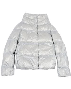 Herno Short Feathered Girl - White