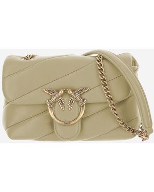 Pinko Love Bolso De Hombro Bebé Puff - Amarillo