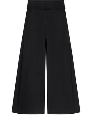 Courreges Cotton Trousers - Black