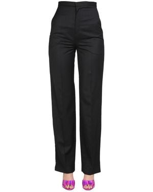 ANOUKI Straight Leg Trousers - Black