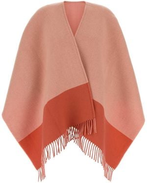 Gucci Wool Blend Cape - Orange