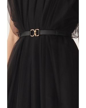 [FABIANA FILIPPI] ナッパレザーベルト Fabiana Filippi レザーベルト | ブラック | FARFETCH JP