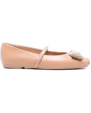 Ferragamo New Vara Ballet Flats - Pink