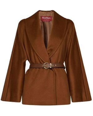 Max Mara Studio Abissi Jacket - Brown