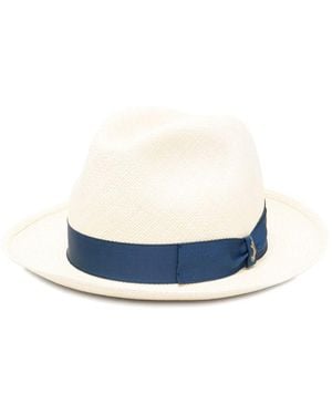 Borsalino Federico Rafia Hut - Blau