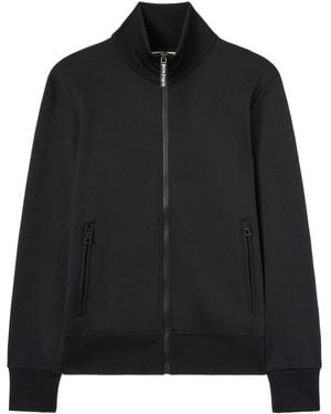 Palm Angels Logo Zipped Track Jacket - Black