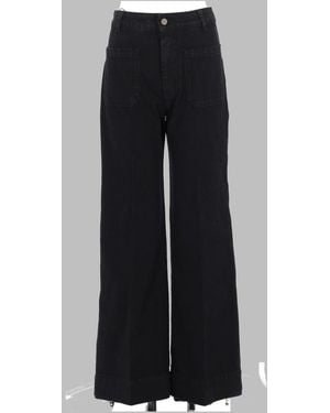 Victoria Beckham Classic High-Waisted Jeans For - Black