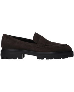 Hogan Loafers H673 Suede - Black