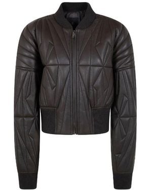 Moncler Moncler + Rick Owens Chaqueta corta Geocamo L109 N1 A00011 M8116 - Negro