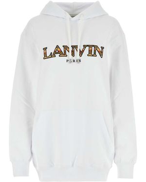 Lanvin Cotton Sweatshirt - White