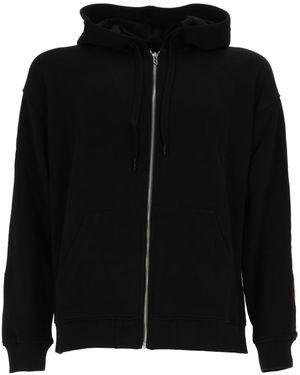 DIESEL S Boxt Zip Hood Div Felpa - Zwart
