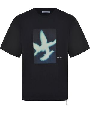 Oamc Peacemaker Peacemaker T Shirt Oamc Made Of Cotton - Black
