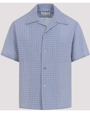 Maison Margiela Linen Shirt - Blue