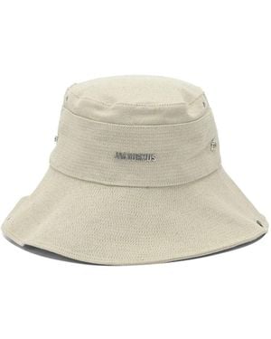 Jacquemus Fischerhut "De Nîmes". - Weiß