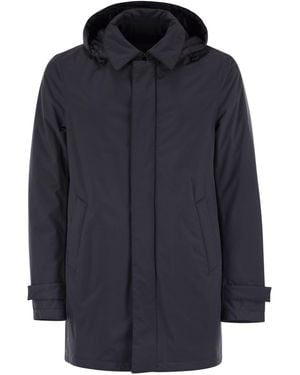 Herno Wasserdicht 2 Schicht Laminar Stoff - Blau