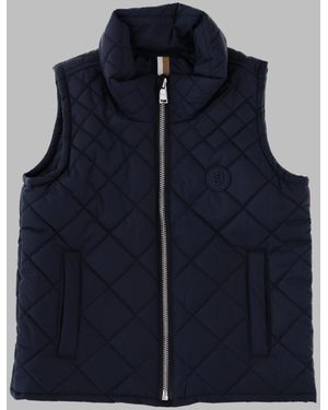 BOSS Boys Polyester Padded Vest - Blue