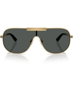 Versace Sonnenbrille Ve2299 100287 Gold/Dunkelgrau Herren