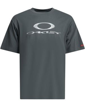 Oakley "New Retro Tee X Metal 3.0" Crew Neck T Shirt - Grey